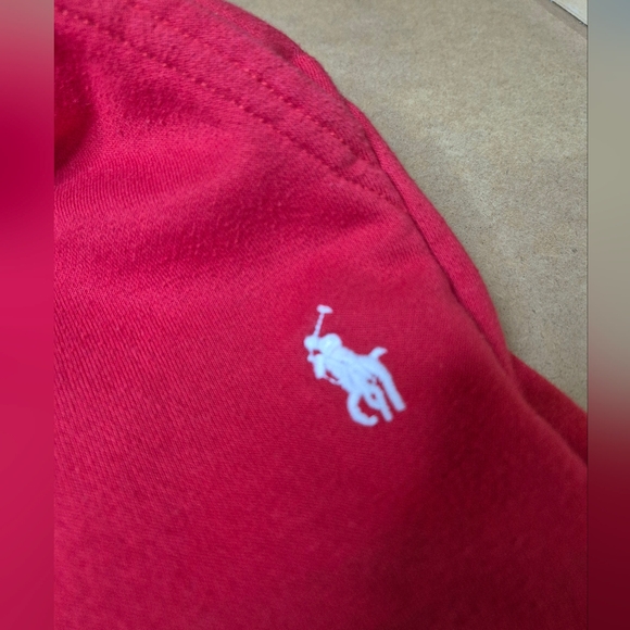 Polo by Ralph Lauren Red Track Pants & Hoodie Set - Picture 3 of 14
